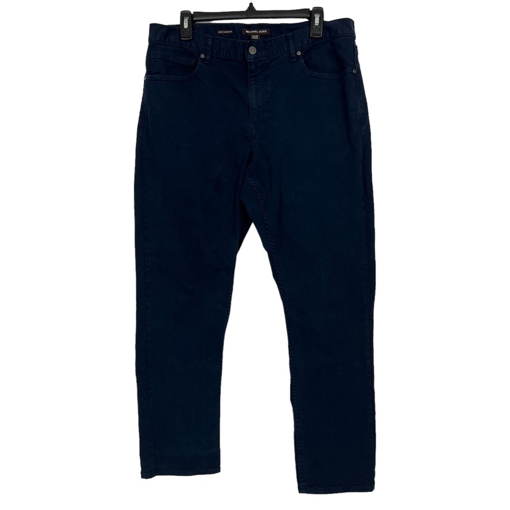 MICHAEL KORS GRANT Classic Fit Men’s Blue Jean Pants W34/L30 Actual Inseam 29.5”